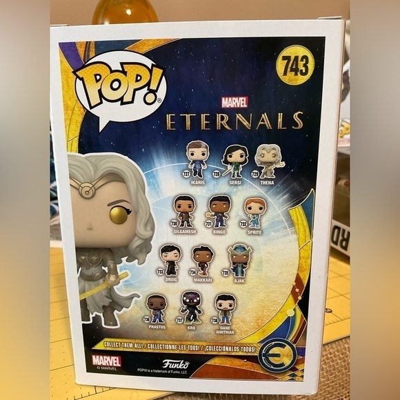 Funko Pop Marvel Eternals Thena #743 Walmart Exclusive - Picture 2 of 2